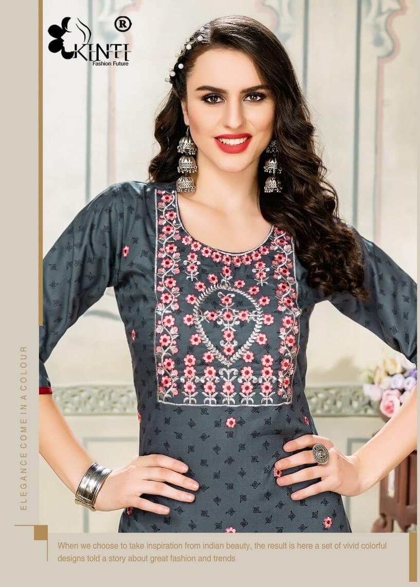 Kinti Mint vol 5 Straight Cut Kurti Catalog collection 2