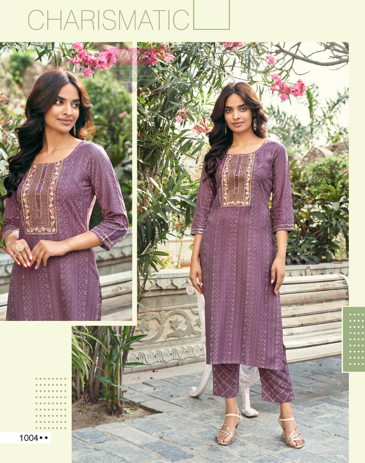 Diya Trends Zoori vol 2 Kurtis with Bottom Catalog collection 1