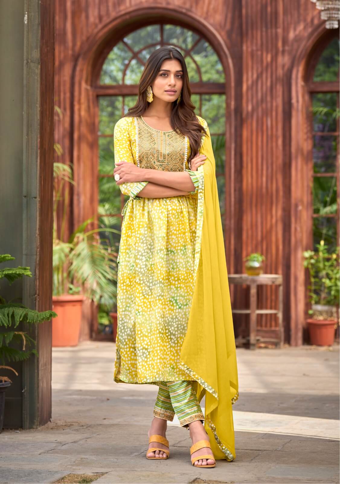 Parra Studio Colourful vol 1 Kurti with Pant and Dupatta collection 9