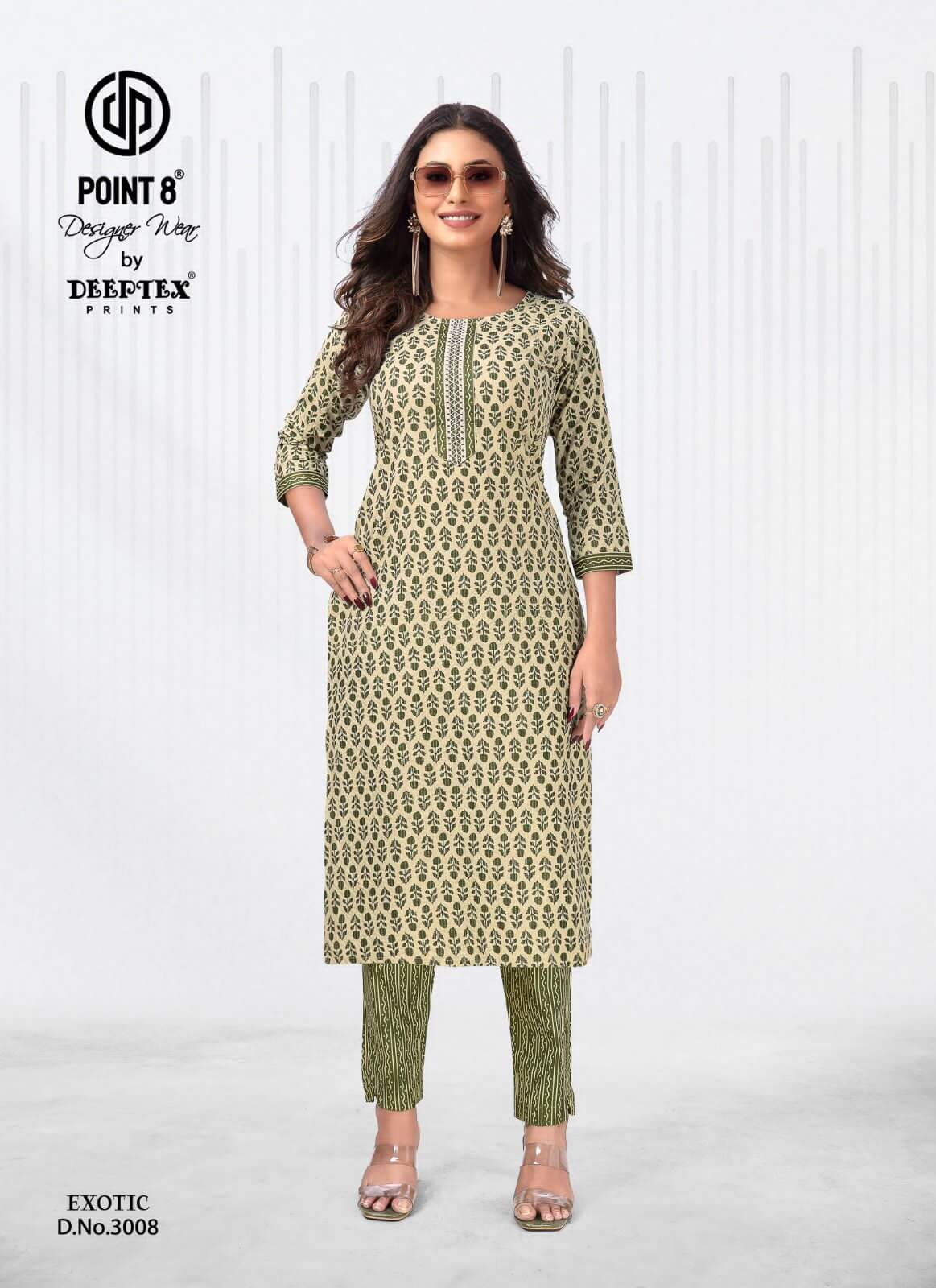 Deeptex Exotic vol 3 Kurtis with Bottom Catalog collection 6