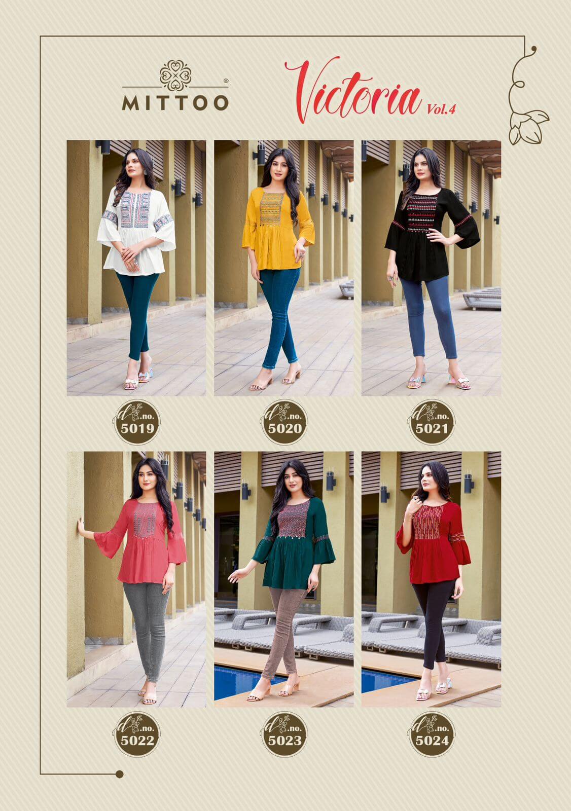 Mittoo Victoria vol 3 Ladies Tops Catalog collection 2