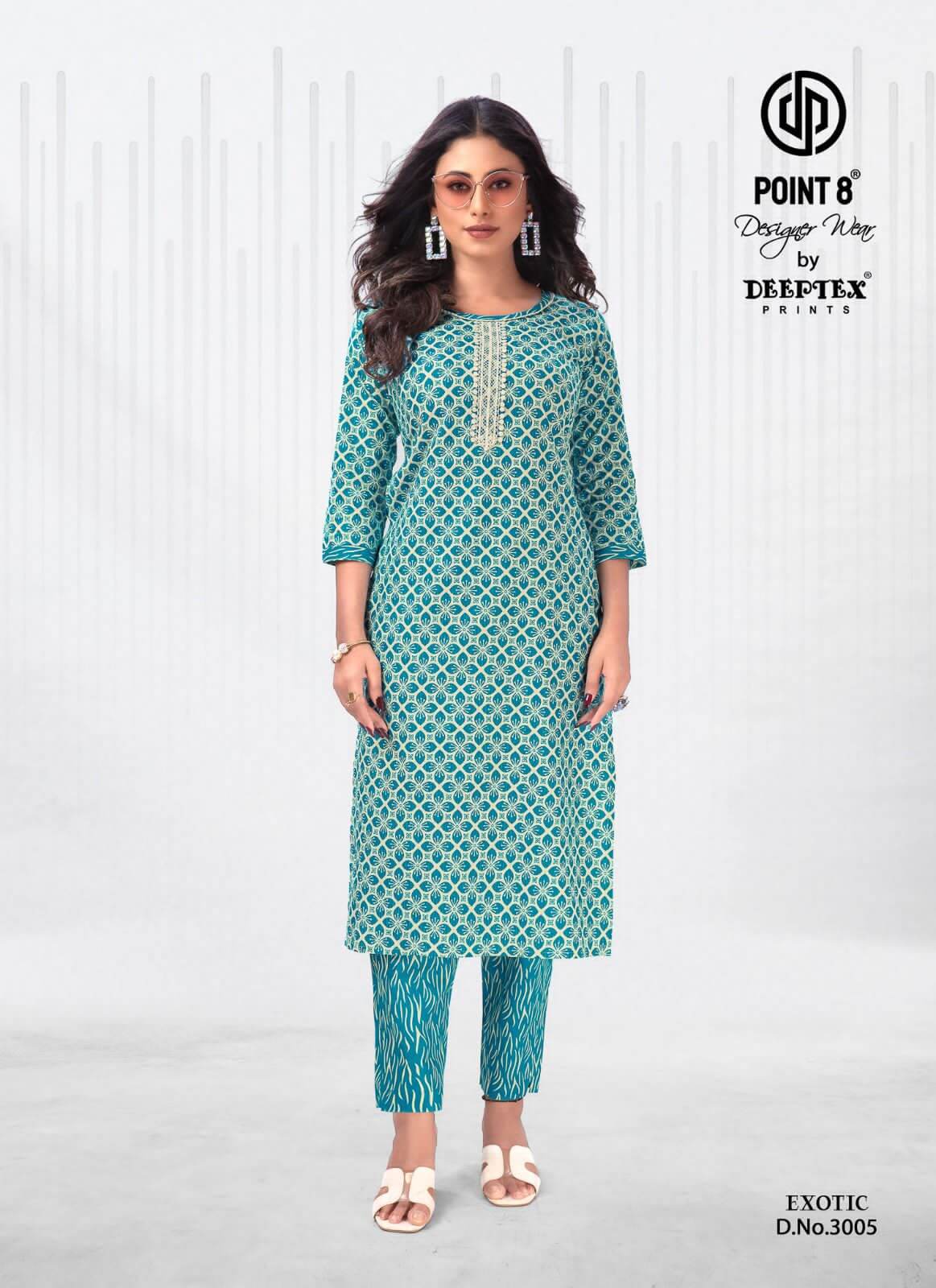 Deeptex Exotic vol 3 Kurtis with Bottom Catalog collection 5