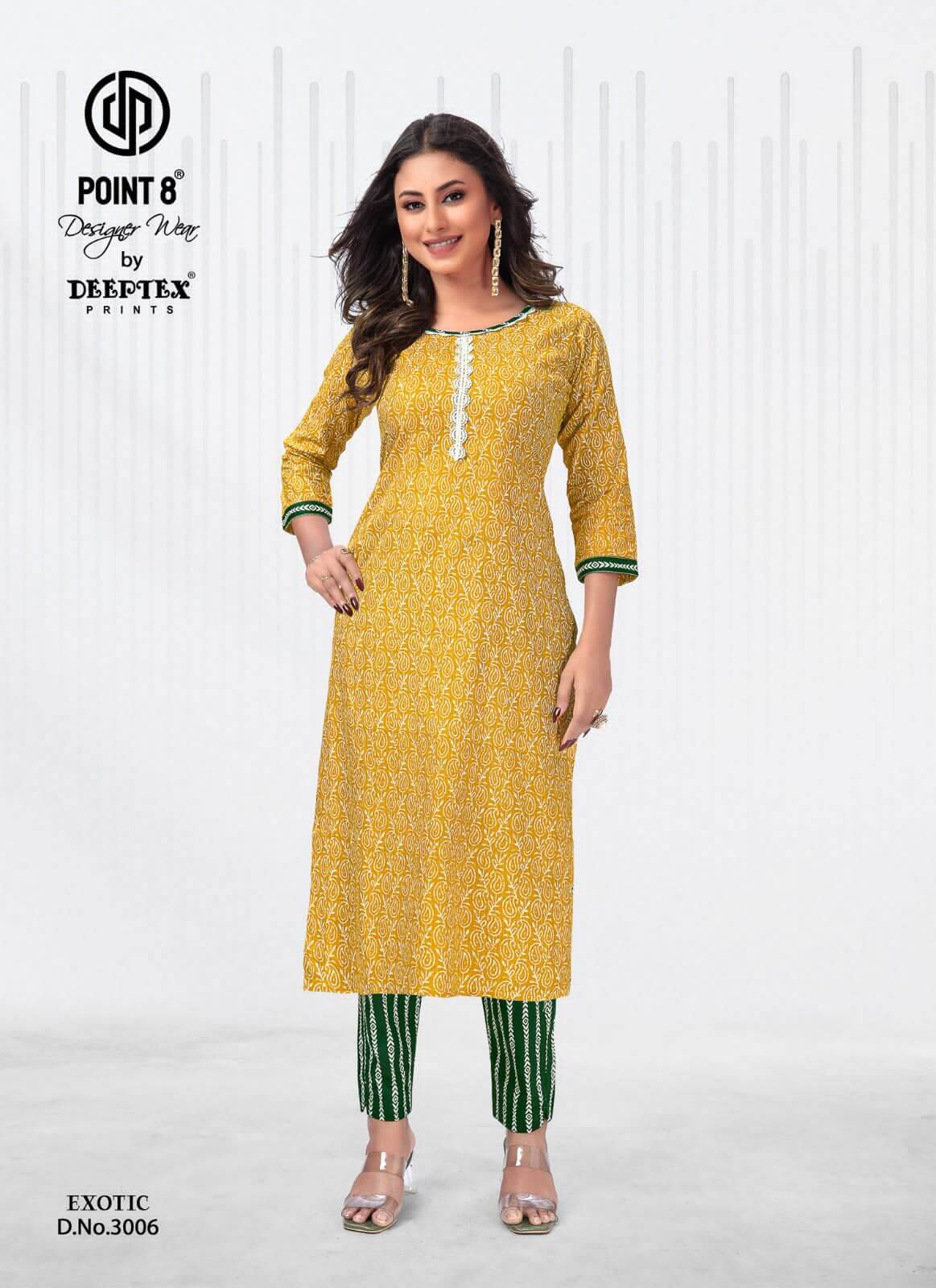 Deeptex Exotic vol 3 Kurtis with Bottom Catalog collection 2