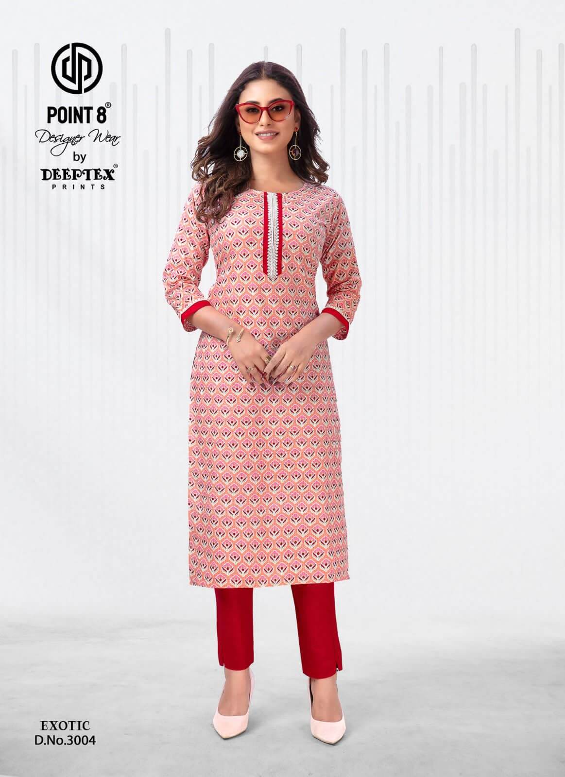 Deeptex Exotic vol 3 Kurtis with Bottom Catalog collection 4