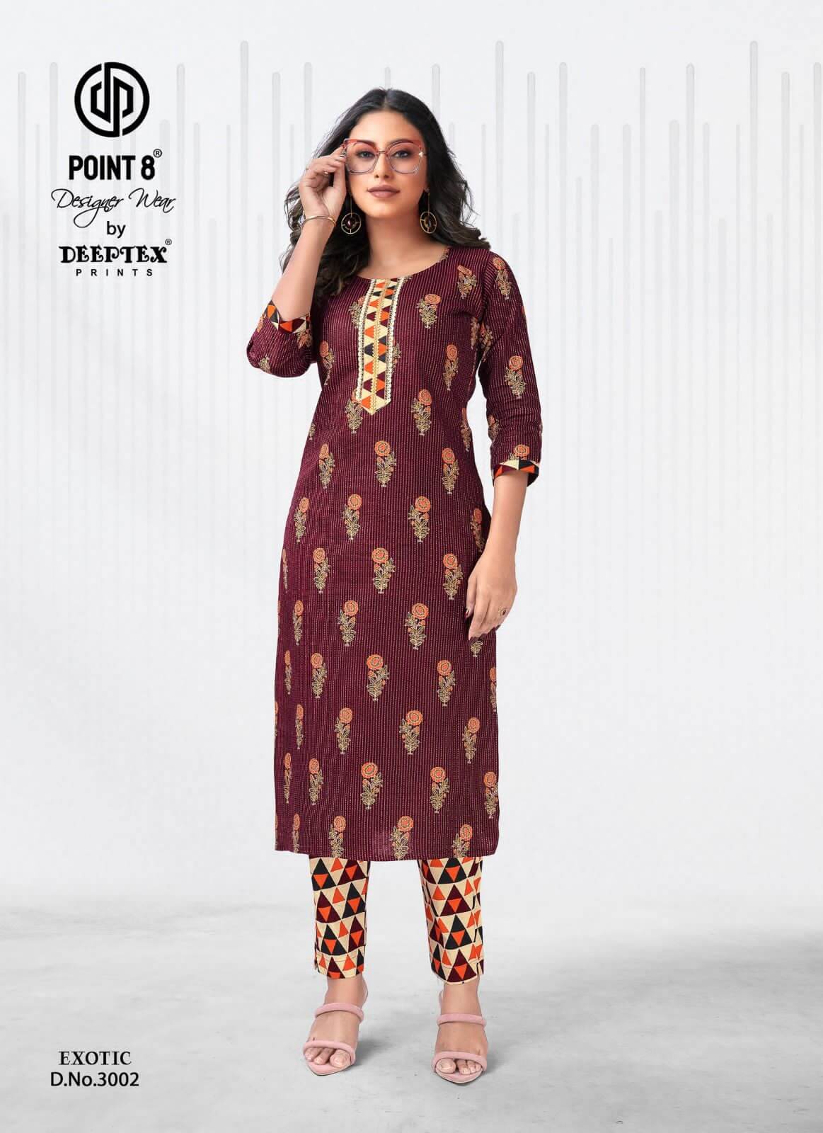 Deeptex Exotic vol 3 Kurtis with Bottom Catalog collection 3