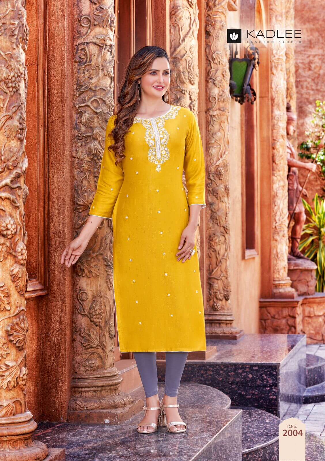 Kadlee Toran Rayon Kurti Catalog collection 5