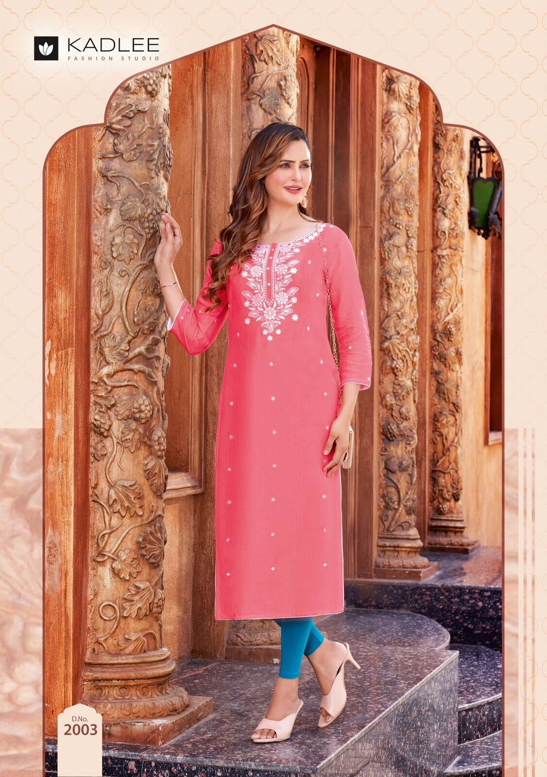 Kadlee Toran Rayon Kurti Catalog collection 6