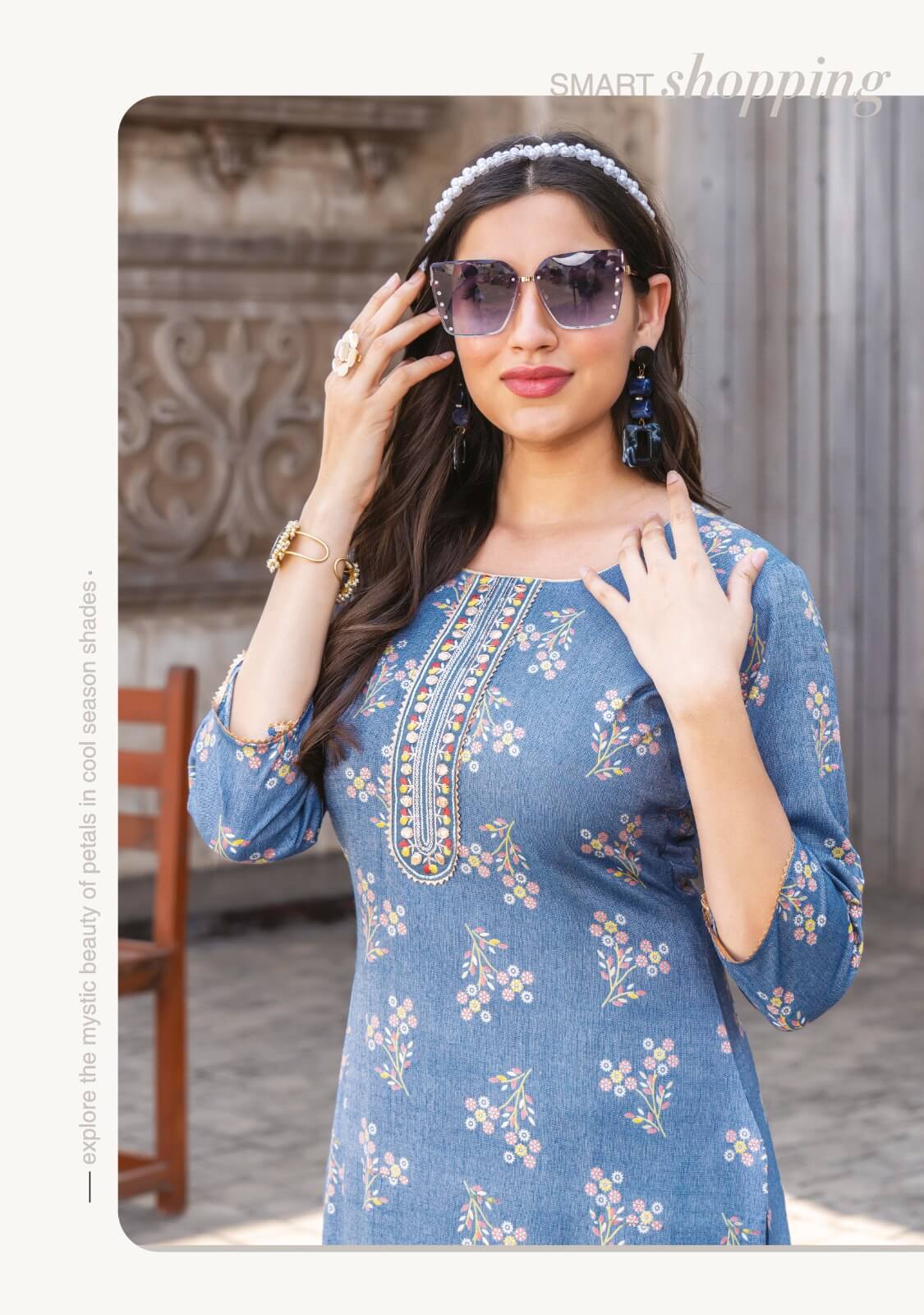Mayrie India Fashion Blush Printed Kurti Catalog collection 13