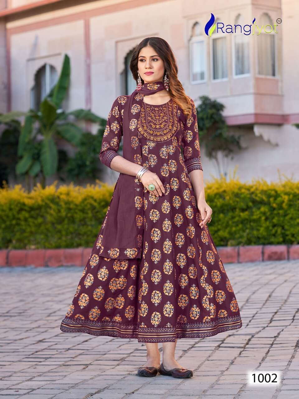 Rangjyot Janvi vol 1 Kurti with Dupatta collection 9