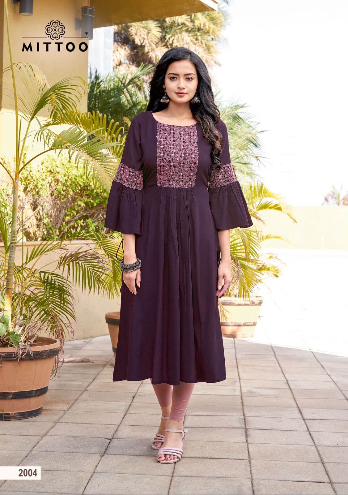 Mittoo Swagat Rayon Kurti Catalog collection 2