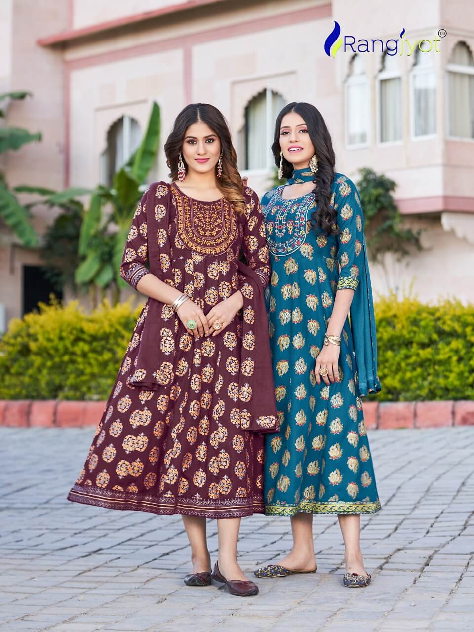 Rangjyot Janvi vol 1 Kurti with Dupatta collection 8