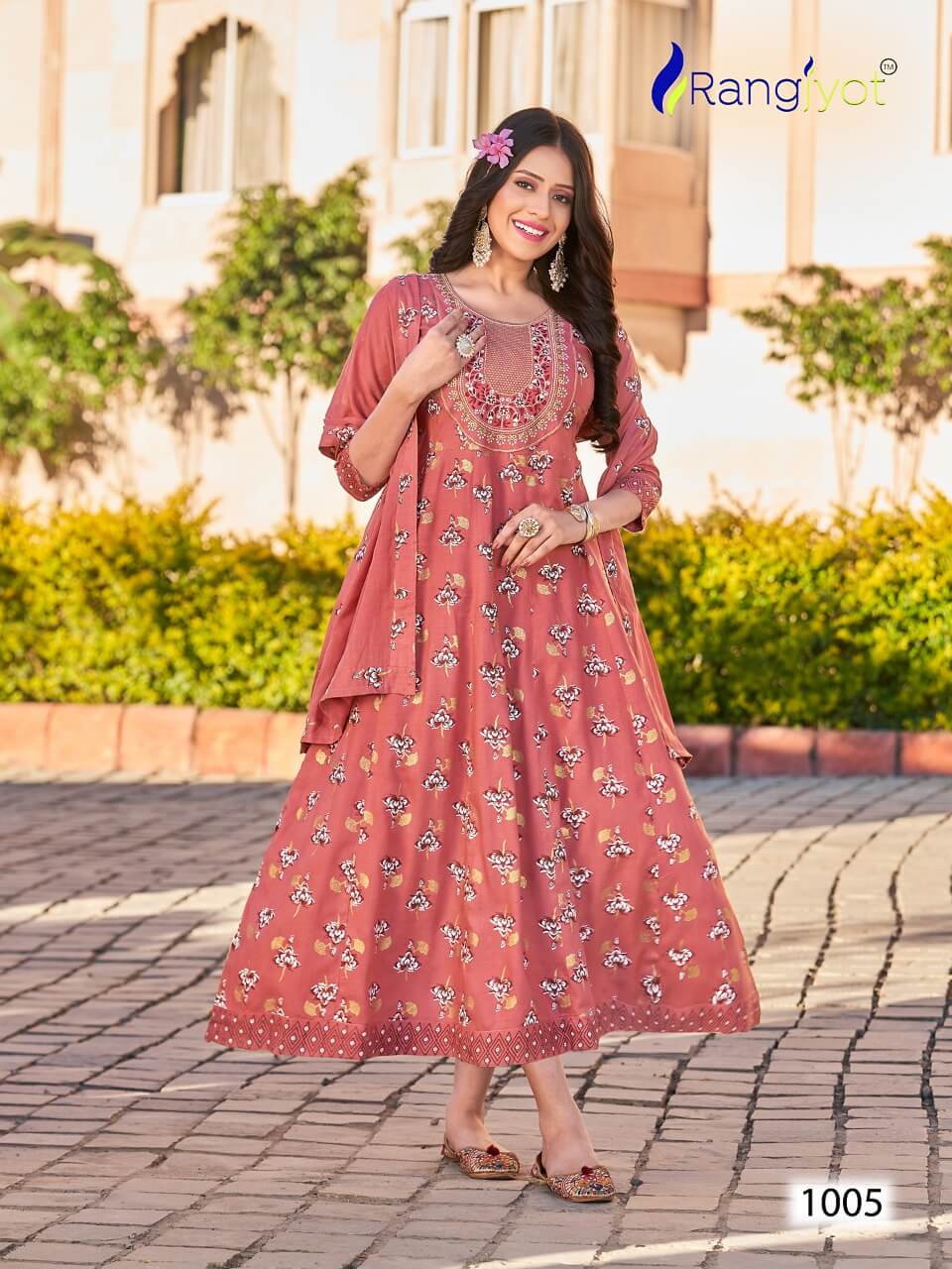 Rangjyot Janvi vol 1 Kurti with Dupatta collection 1