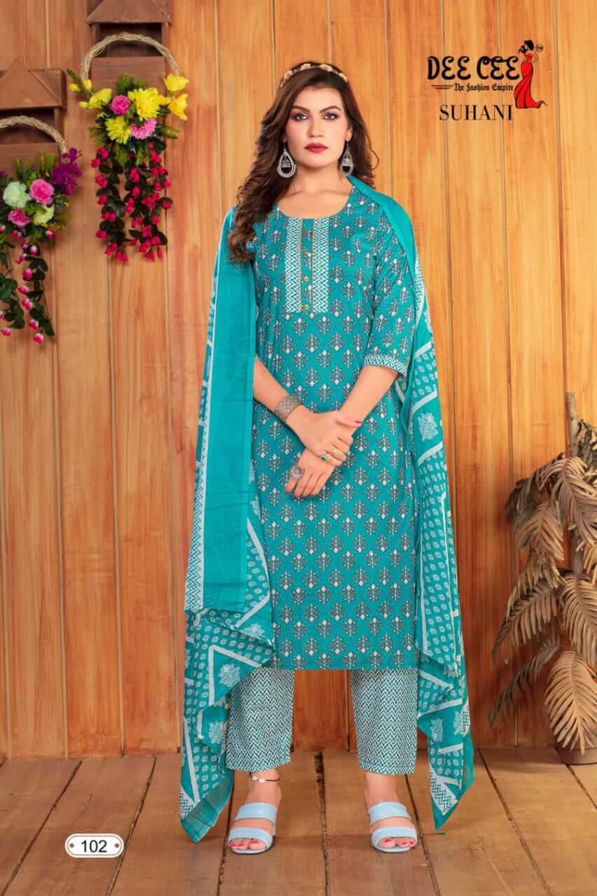 Dee Cee Suhani Cotton Salwar Kameez Catalog collection 6