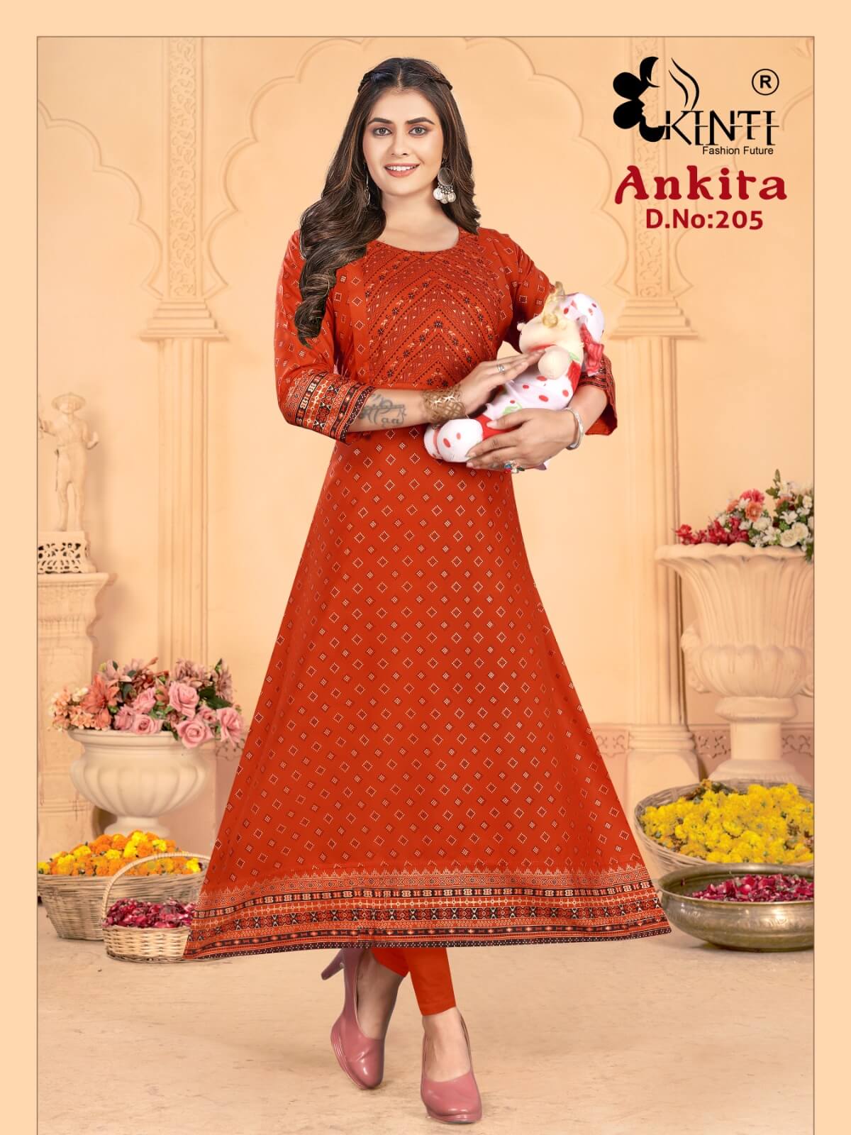 Kinti Ankita vol 2 Feeding Kurtis Catalog collection 8