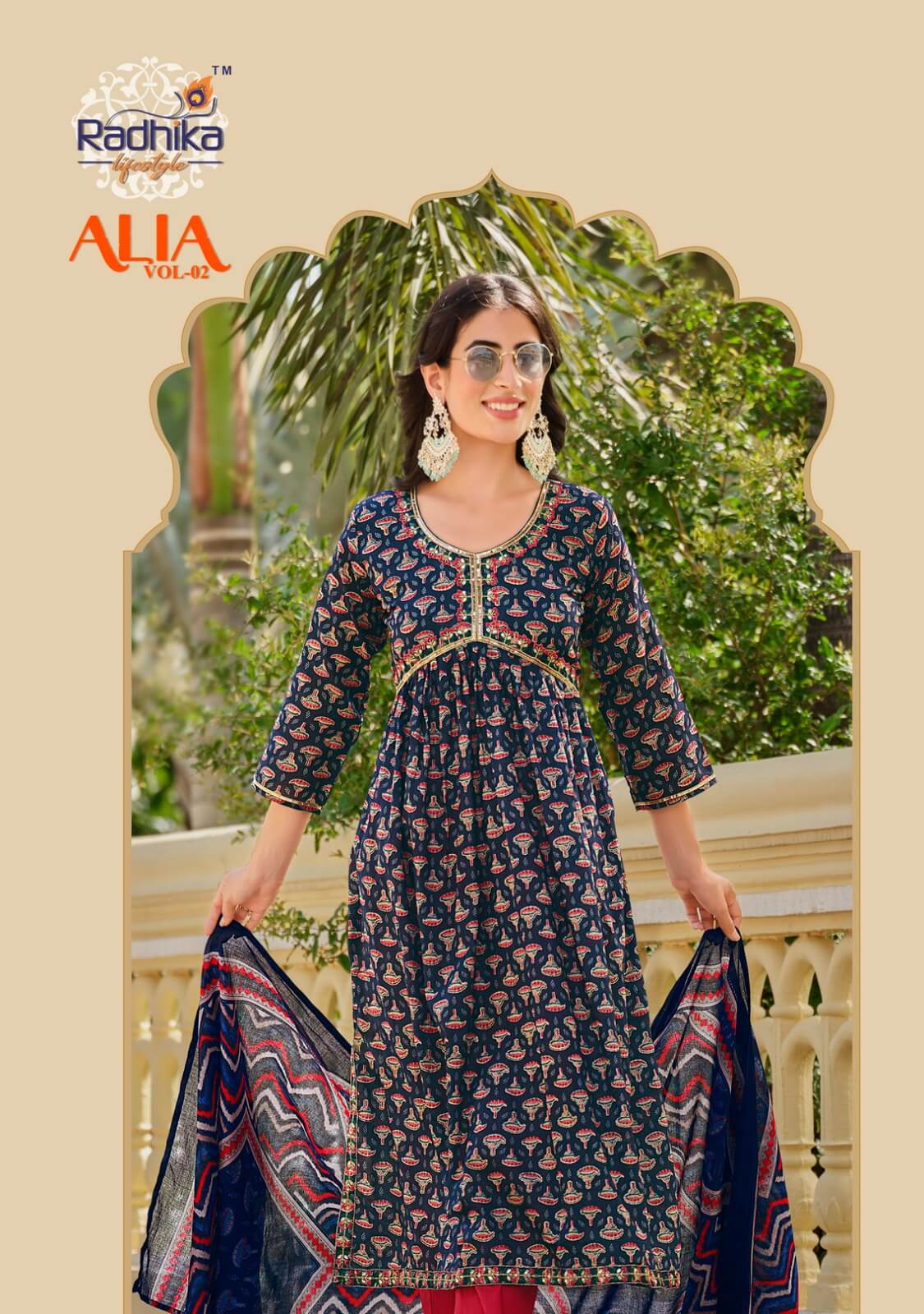 Radhika Lifestyle Alia vol 2 Alia Cut collection 8
