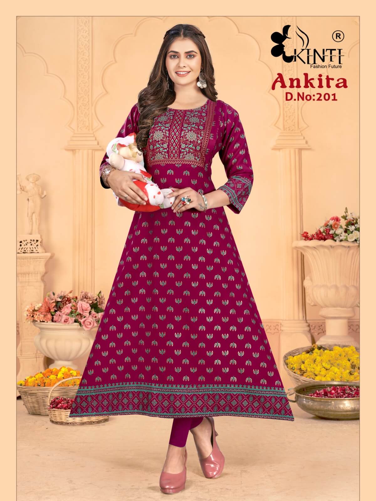 Kinti Ankita vol 2 Feeding Kurtis Catalog collection 7