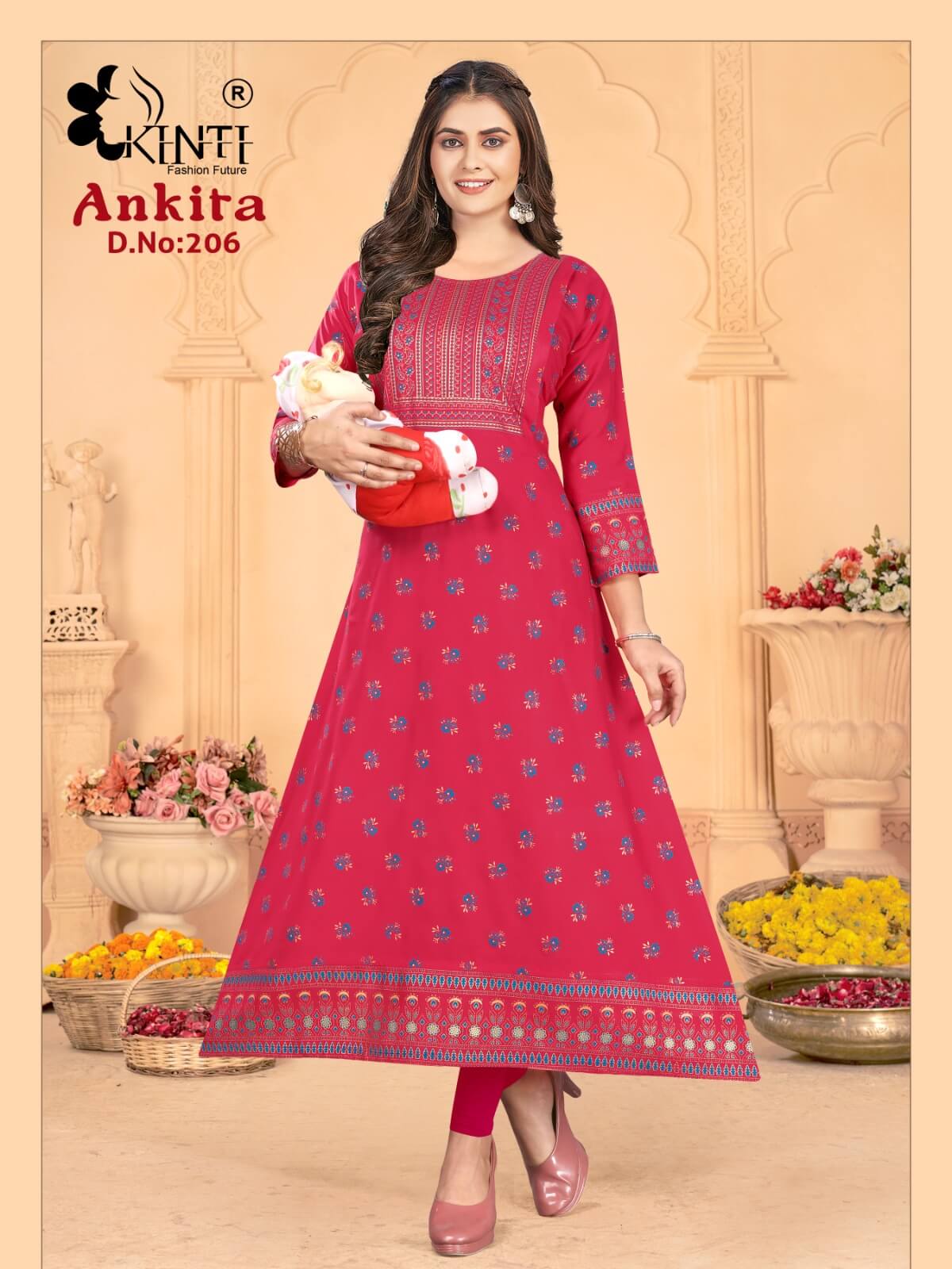 Kinti Ankita vol 2 Feeding Kurtis Catalog collection 6