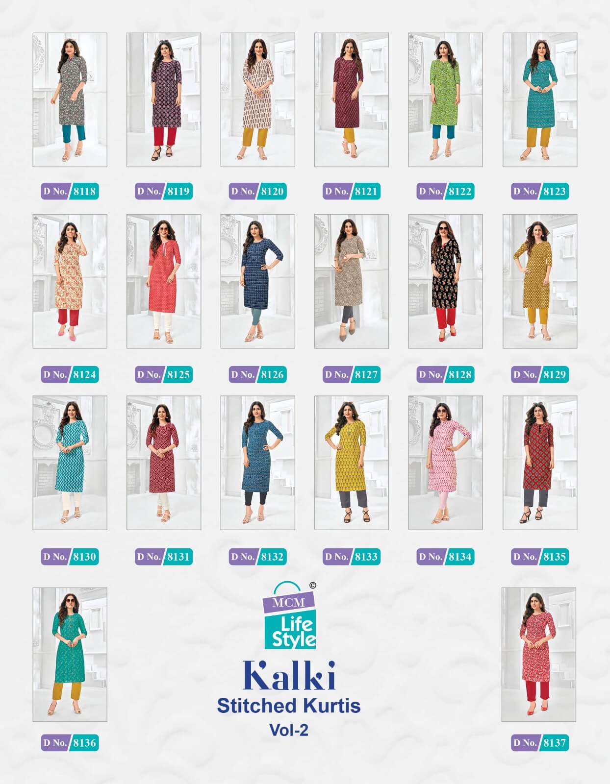 Mcm Lifestyle Kalki vol 2 Kurtis Below 300 collection 19