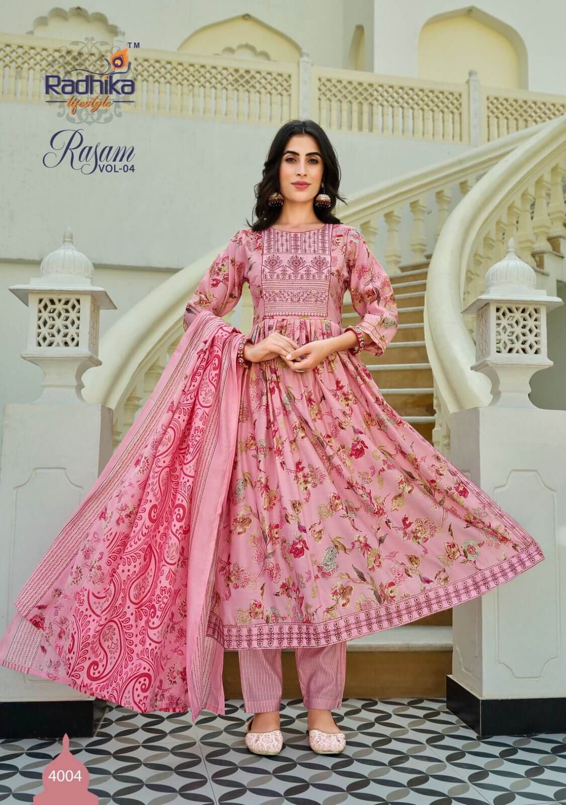 Radhika Lifestyle Rasam vol 4 Naira Cut collection 2