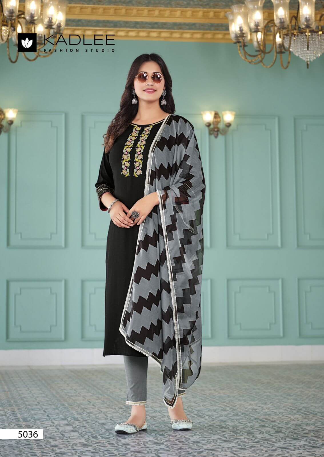 Kadlee Shanaya vol 6 Kurtis with Bottom and Dupatta Catalog collection 3