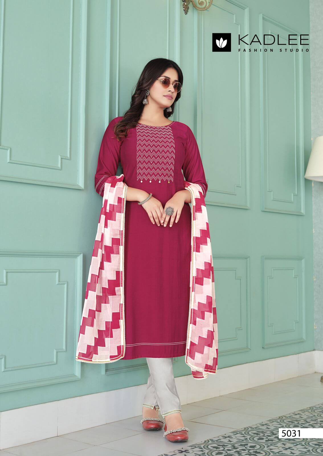 Kadlee Shanaya vol 6 Kurtis with Bottom and Dupatta Catalog collection 4