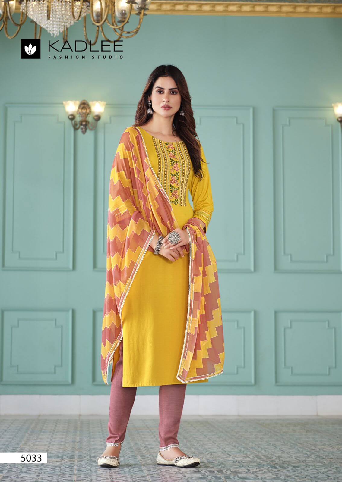 Kadlee Shanaya vol 6 Kurtis with Bottom and Dupatta Catalog collection 1