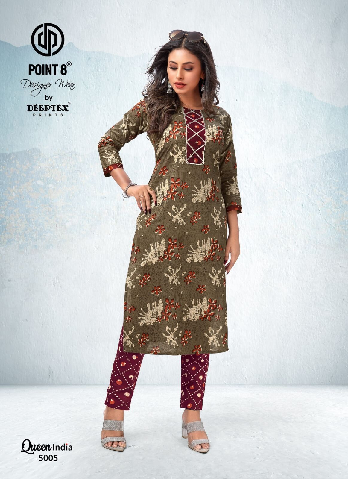 Deeptex Queen India vol 5 Kurtis with Bottom collection 3