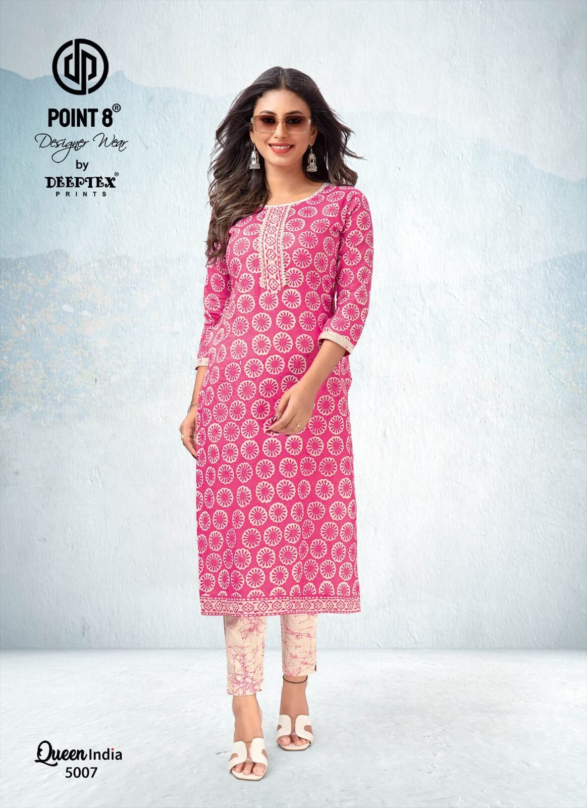 Deeptex Queen India vol 5 Kurtis with Bottom collection 1