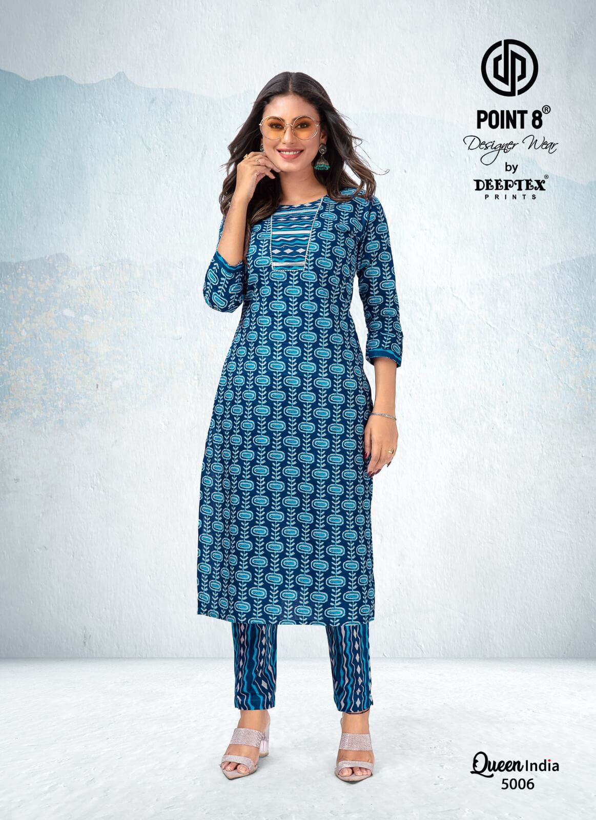 Deeptex Queen India vol 5 Kurtis with Bottom collection 2