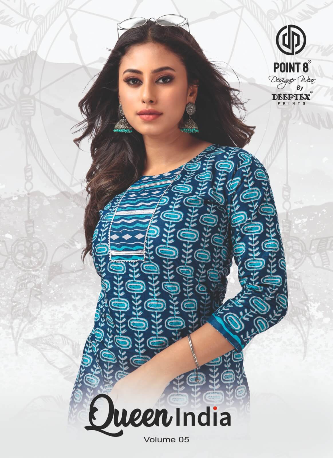 Deeptex Queen India vol 5 Kurtis with Bottom collection 7