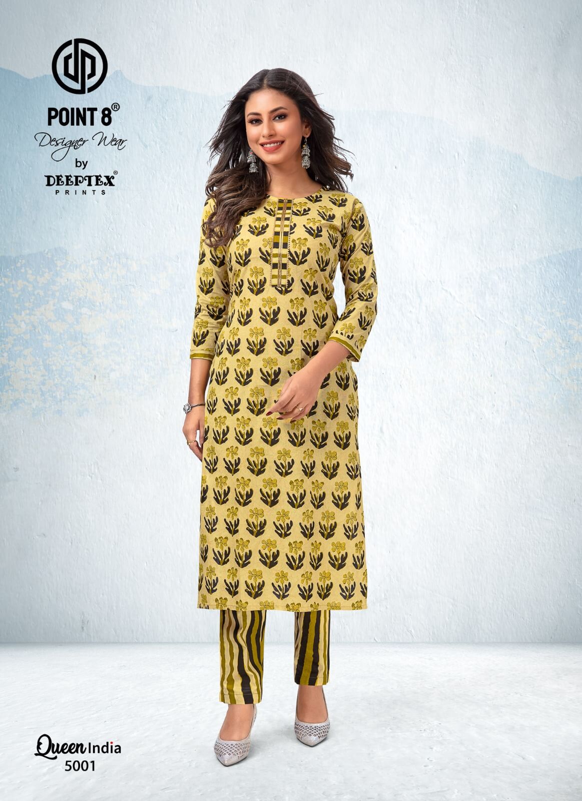 Deeptex Queen India vol 5 Kurtis with Bottom collection 11