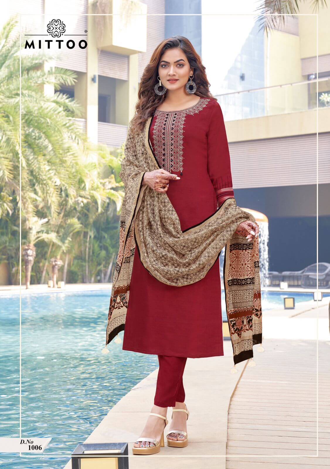 Mittoo Mahima Kurti with Pant and Dupatta Catalog collection 5