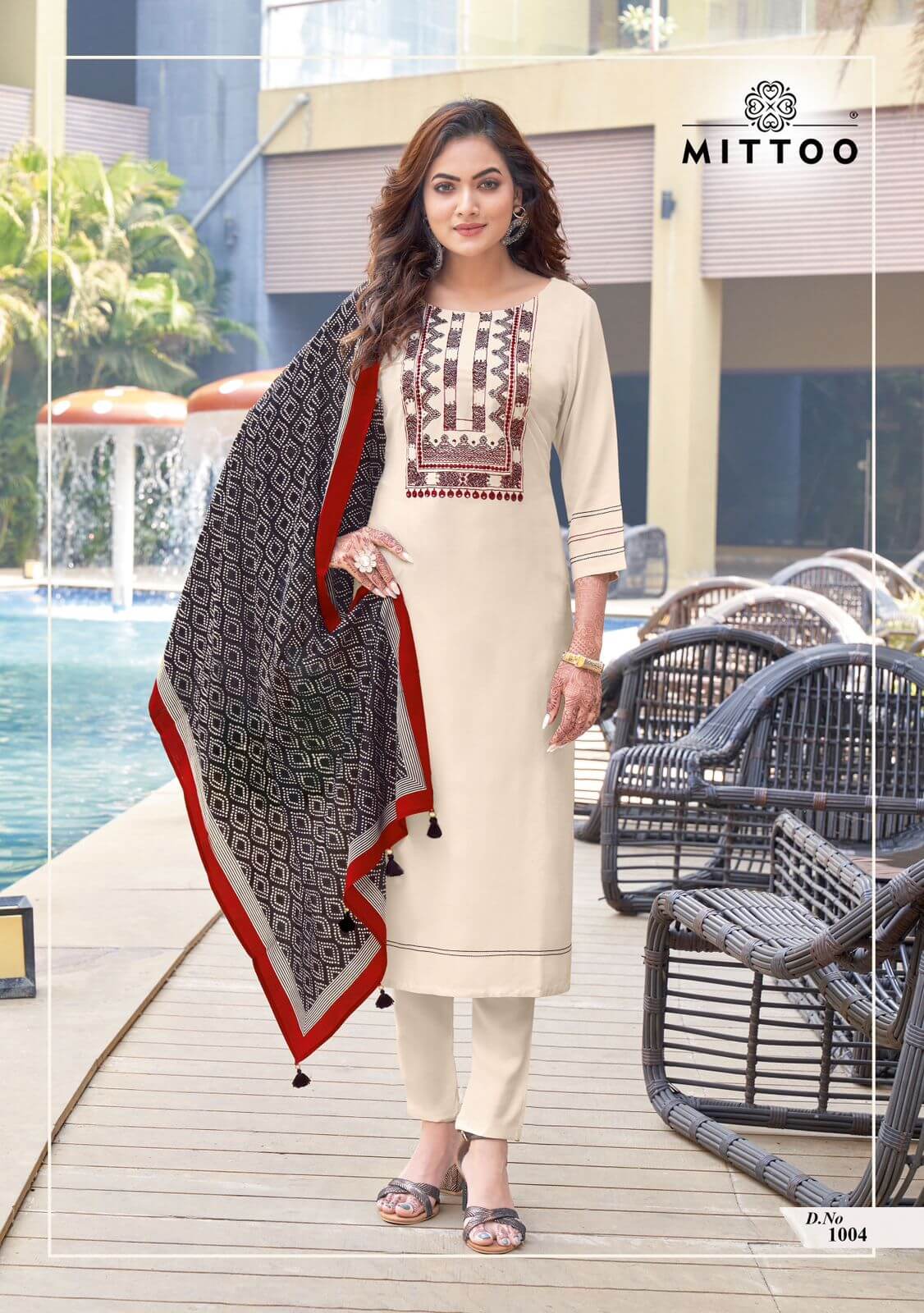 Mittoo Mahima Kurti with Pant and Dupatta Catalog collection 3