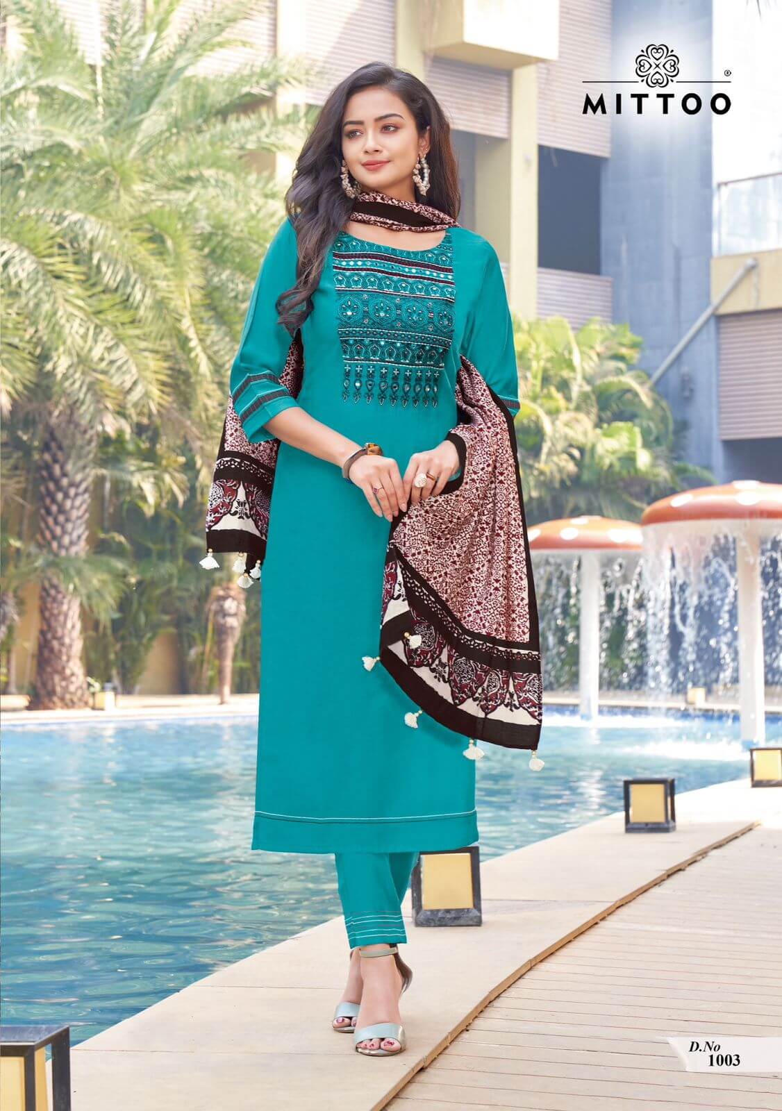 Mittoo Mahima Kurti with Pant and Dupatta Catalog collection 7