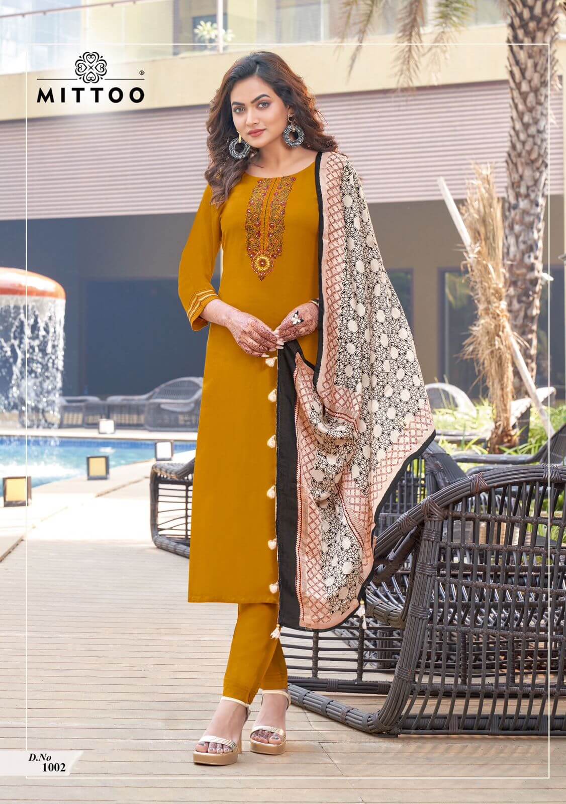 Mittoo Mahima Kurti with Pant and Dupatta Catalog collection 4