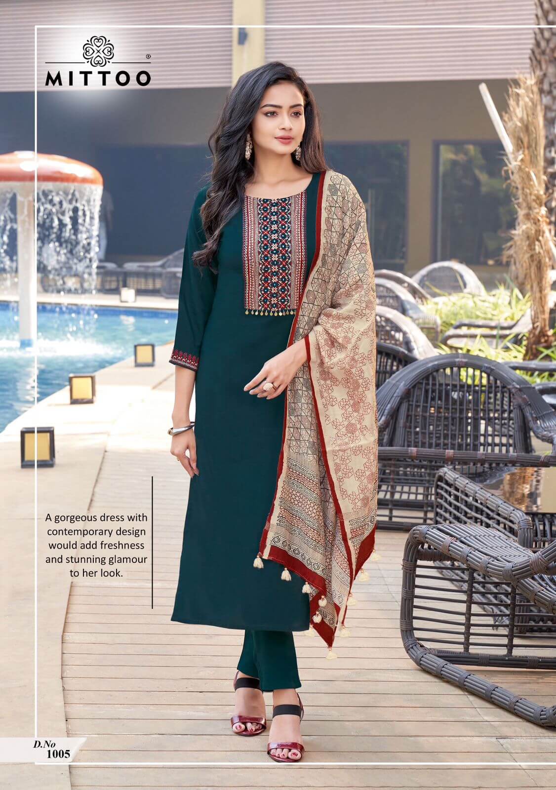 Mittoo Mahima Kurti with Pant and Dupatta Catalog collection 2