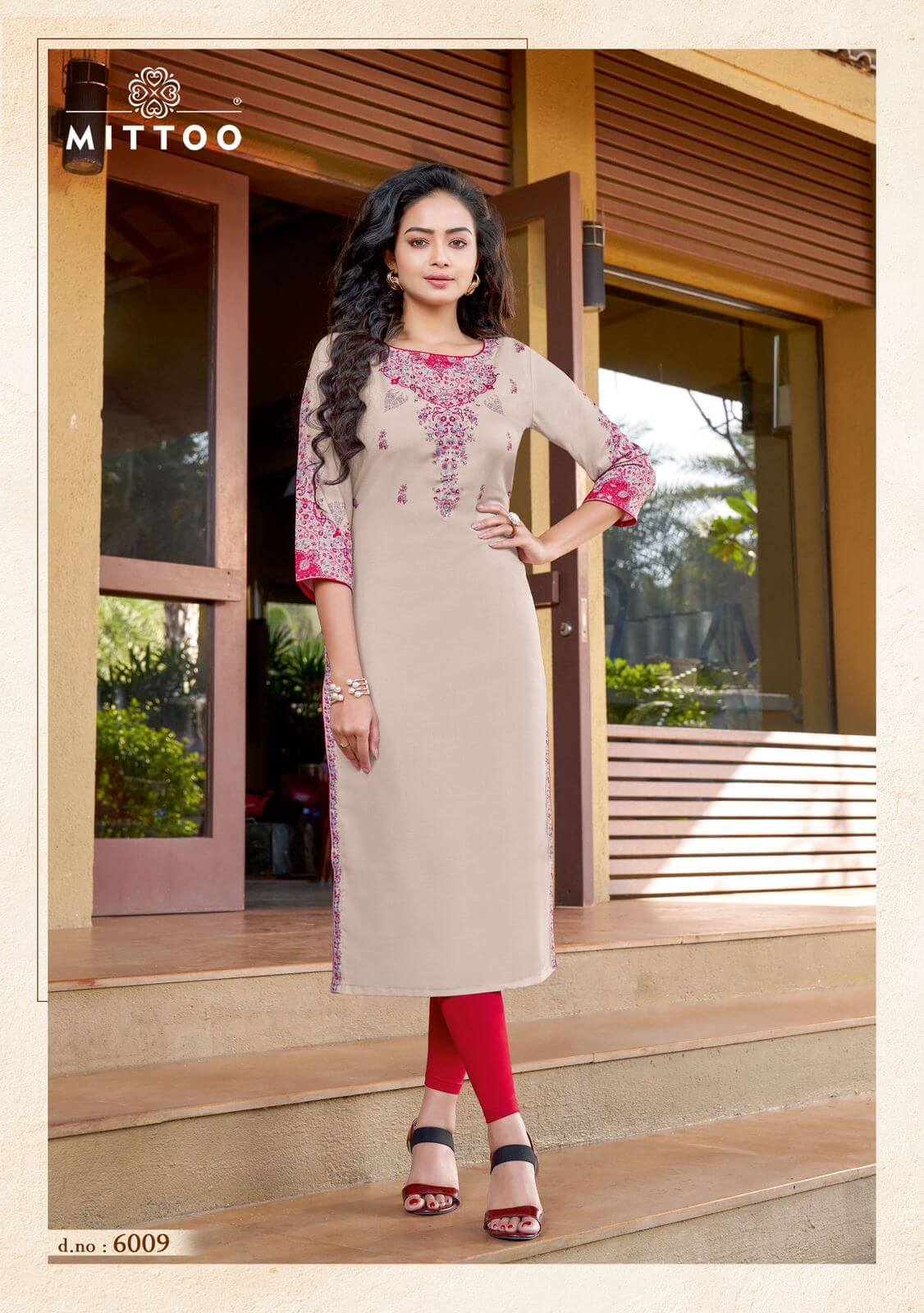 Mittoo Rihana vol 2 Straight Cut Kurti collection 8