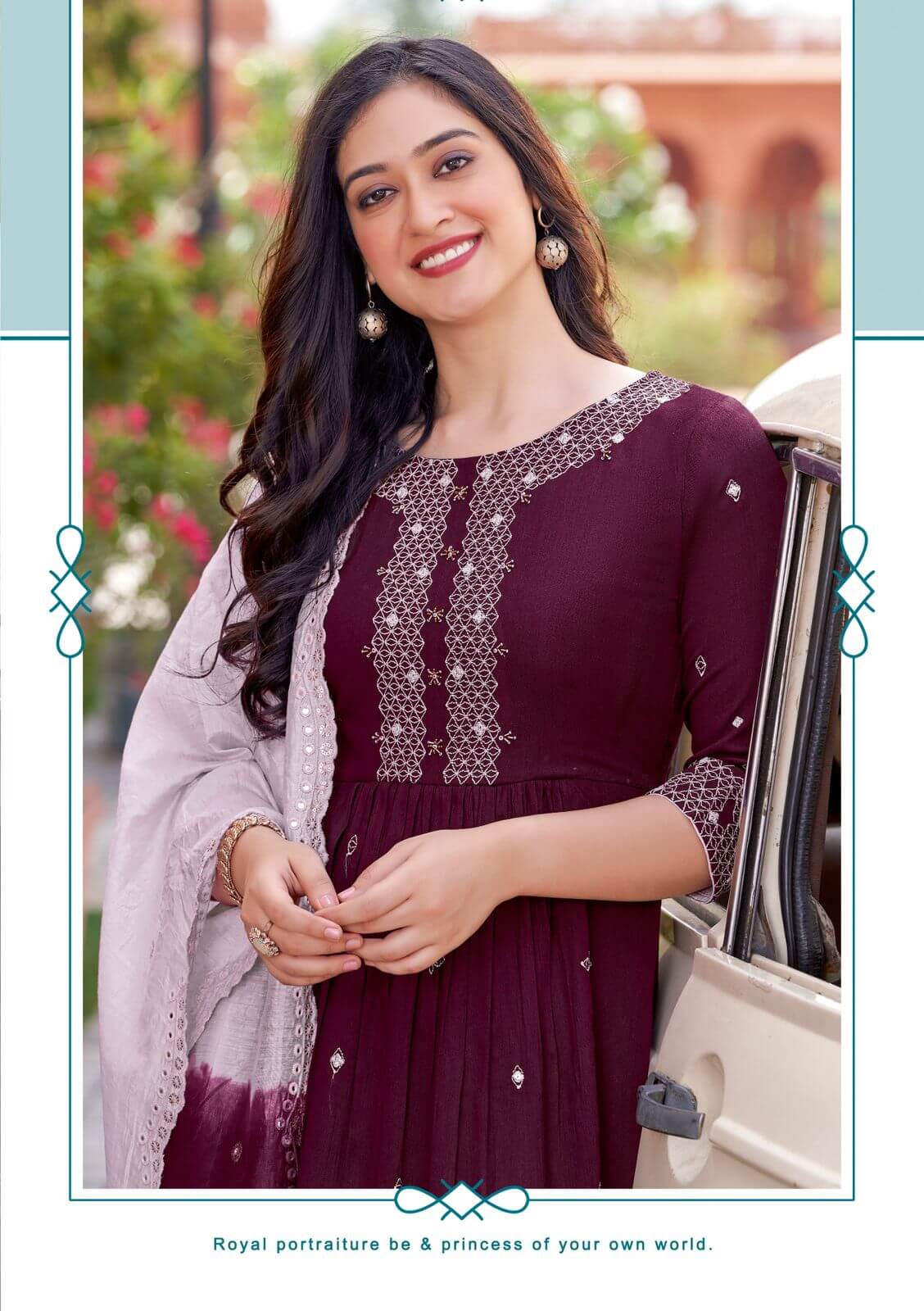 Mittoo Antra Naira Cut Kurti with Pant and Dupatta Catalog collection 1