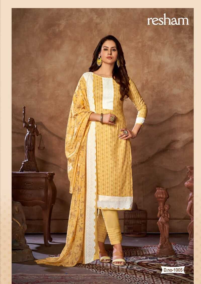 Skt Suits Resham Cotton Dress Materials Catalog collection 5