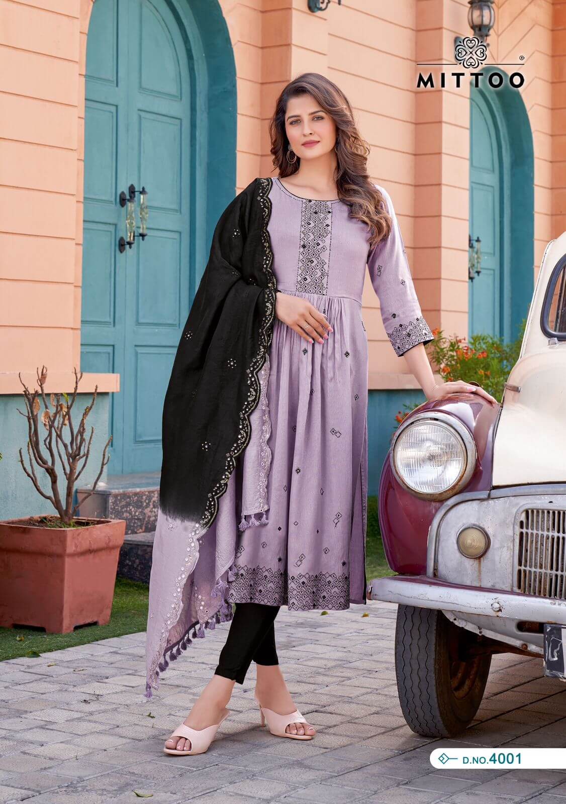 Mittoo Antra Naira Cut Kurti with Pant and Dupatta Catalog collection 8