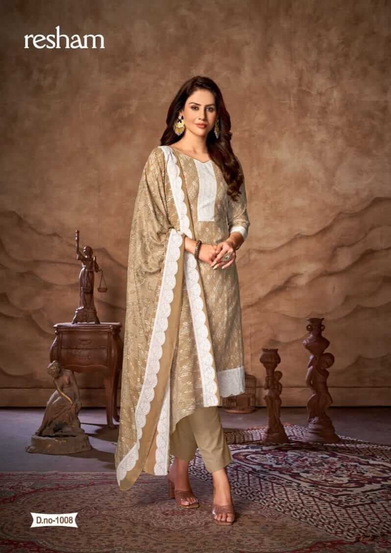 Skt Suits Resham Cotton Dress Materials Catalog collection 2