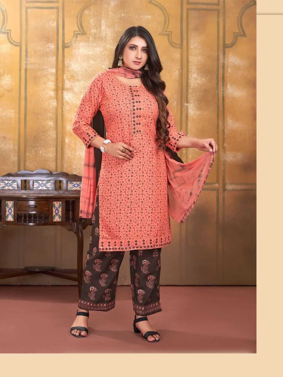 Kinti Chunri vol 4 Kurti with Pant and Dupatta collection 4