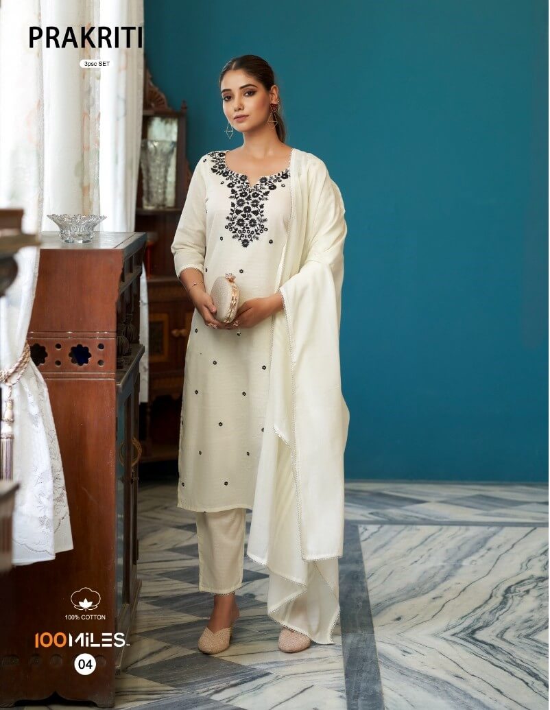 100 Miles Prakriti Cotton Salwar Kameez Catalog collection 1