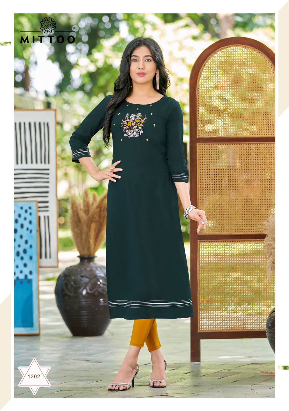 Mittoo Palak vol 35 Rayon Kurti Catalog collection 5