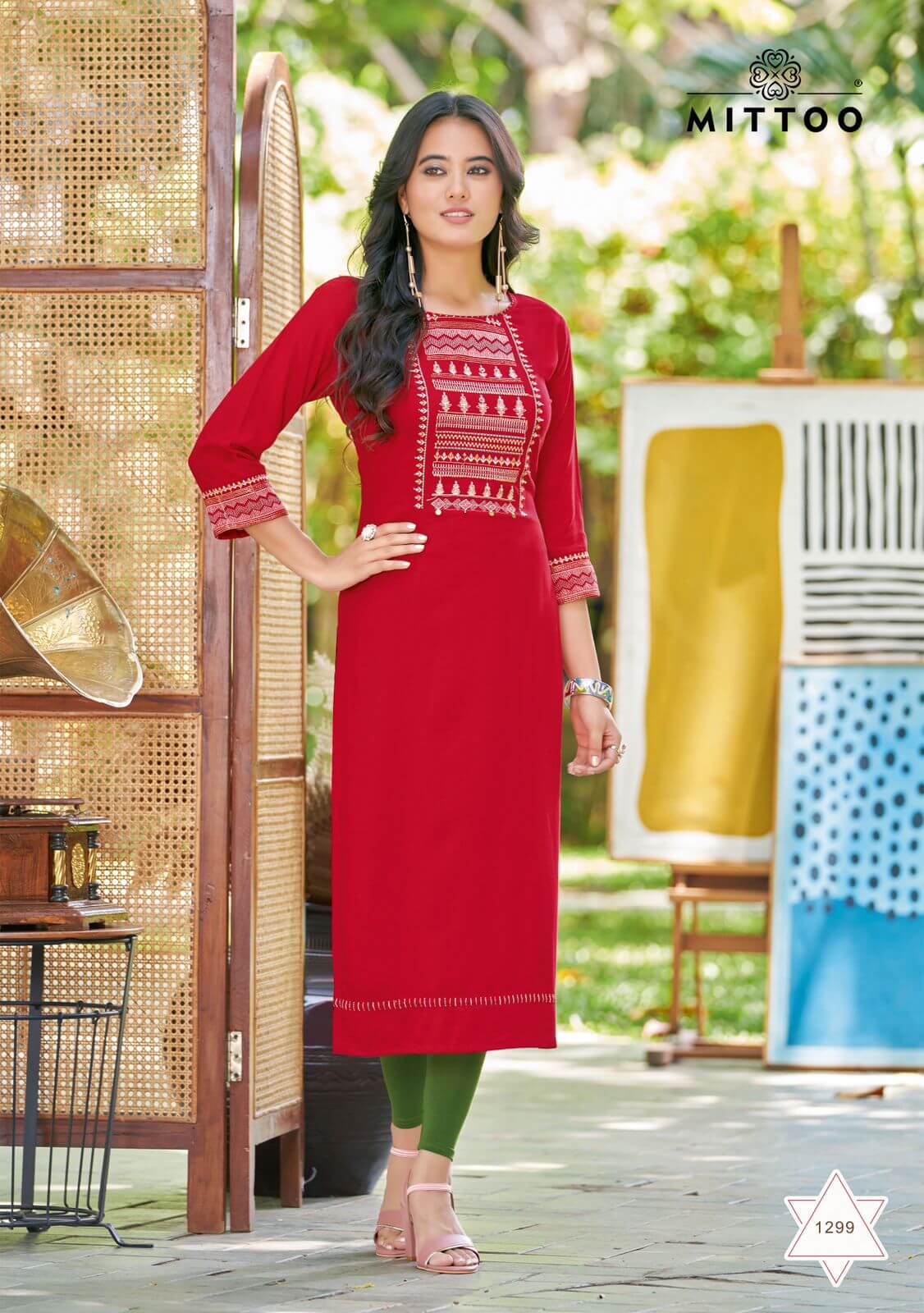 Mittoo Palak vol 35 Rayon Kurti Catalog collection 10