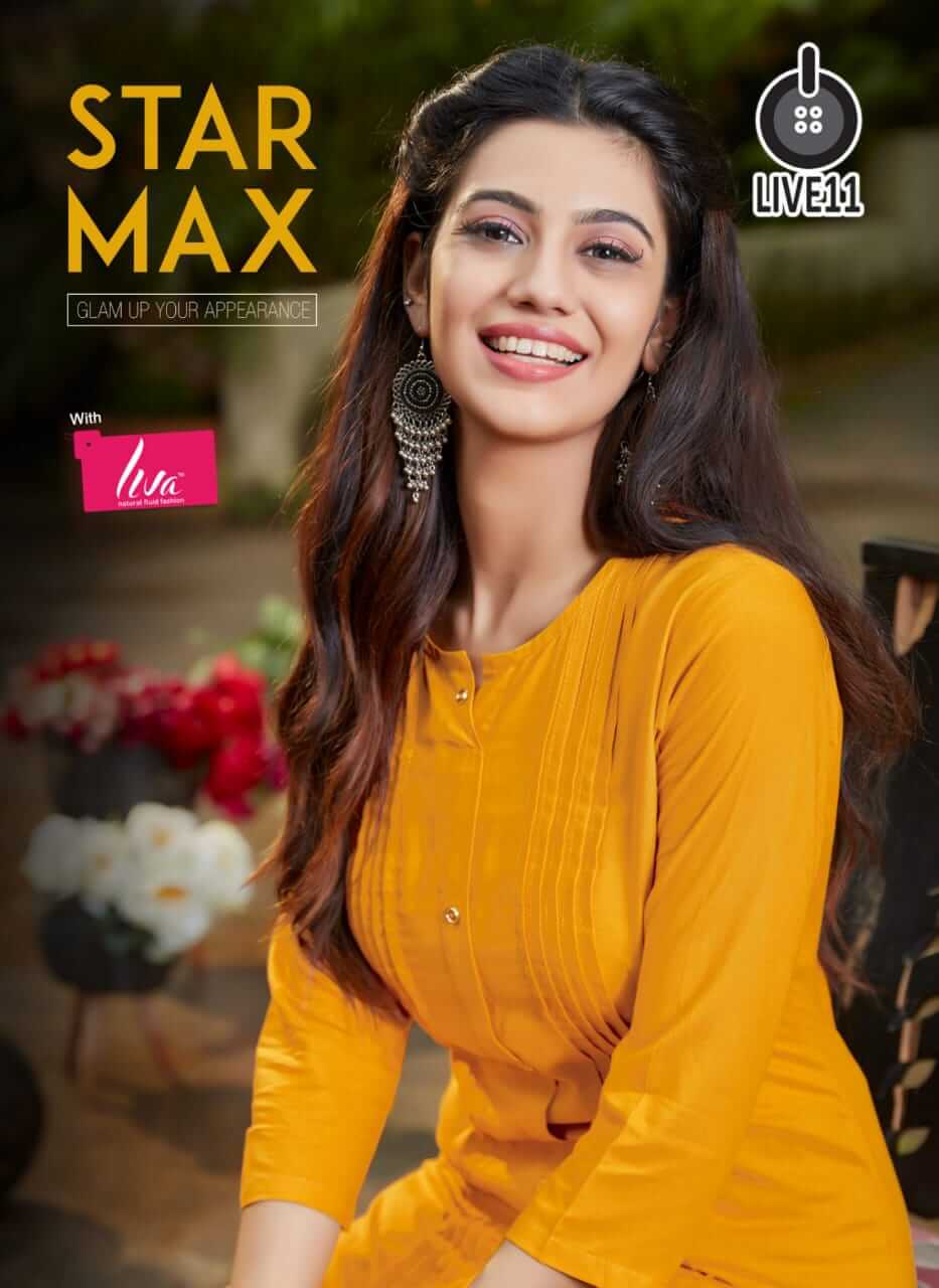 Live 11 Star Max Rayon Kurti Catalog collection 4