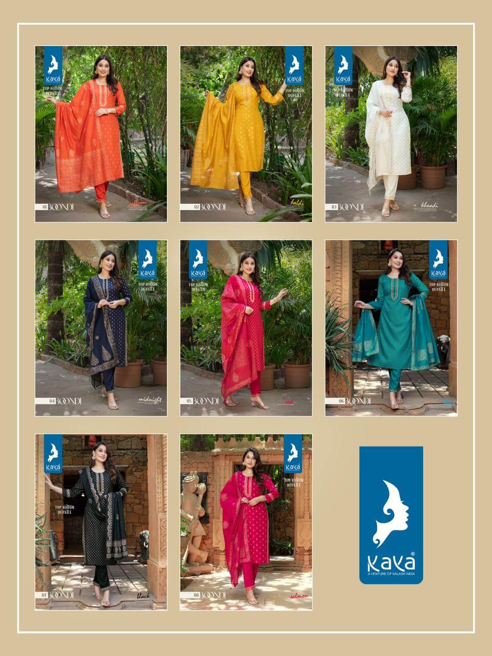 Kaya Boondi Rayon Salwar Kameez Catalog collection 4