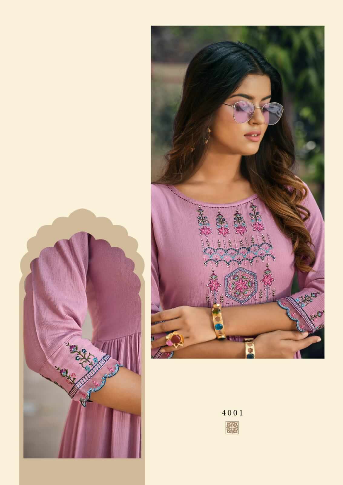 Karissa Zoya Naira Cut Midi Kurtis Catalog collection 4