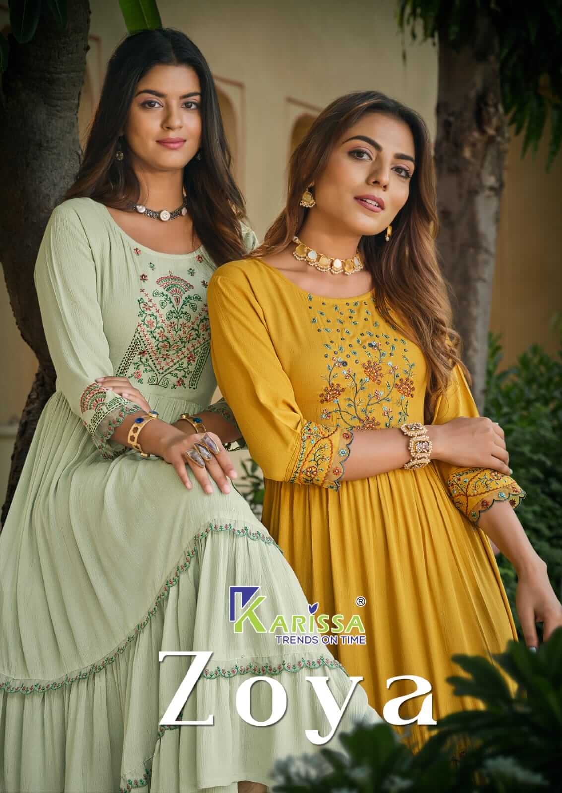 Karissa Zoya Naira Cut Midi Kurtis Catalog collection 2