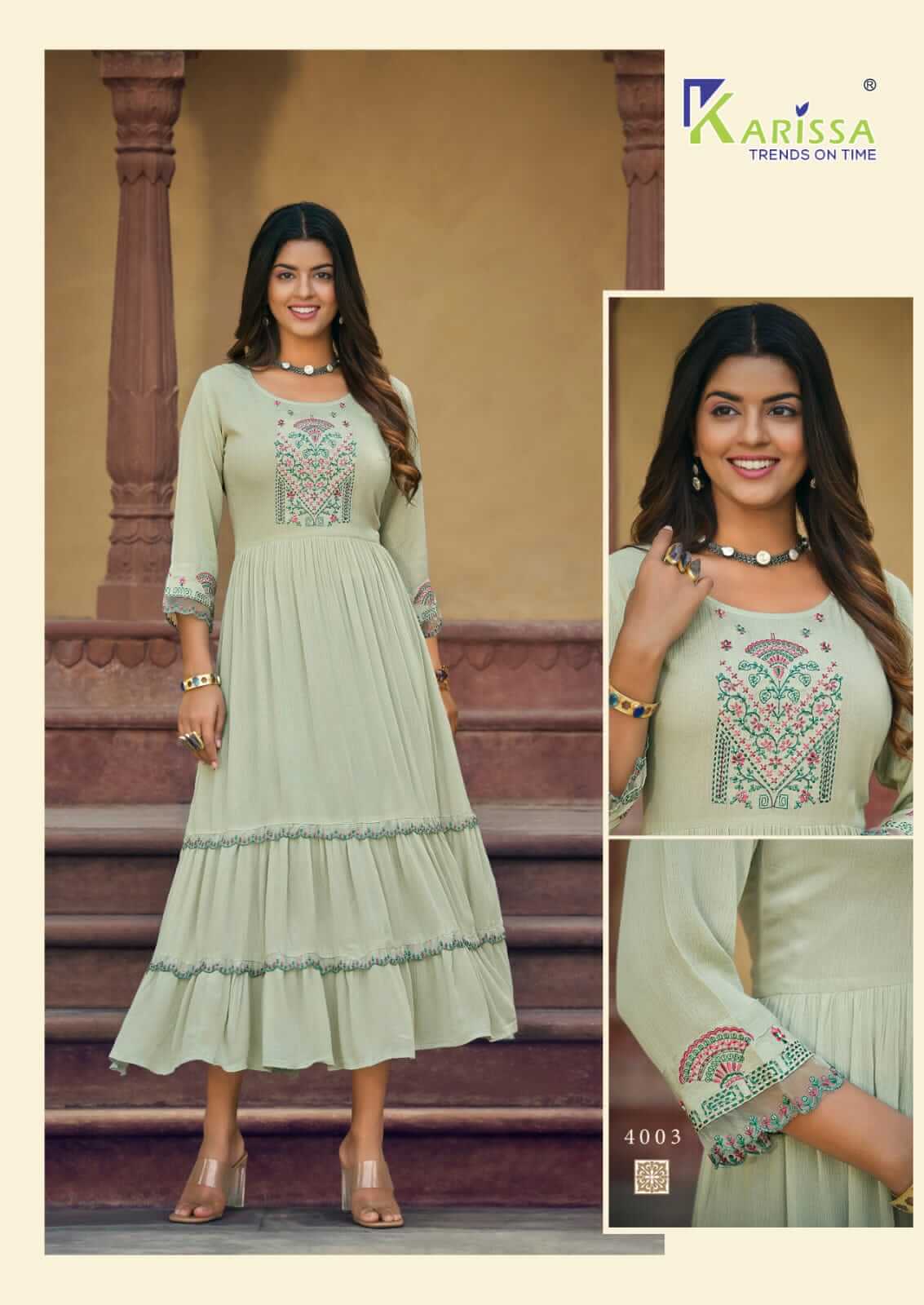 Karissa Zoya Naira Cut Midi Kurtis Catalog collection 6